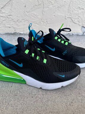 Mens Nike Air Max 270 Green Strike Sz 9.5